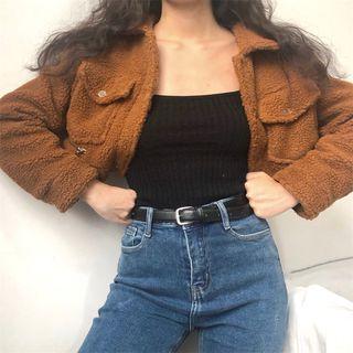 Faux Lambswool Jacket