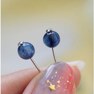 Beaded Ear Stud 1 Pair - As Shown In Figure - One Size