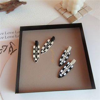 Checkerboard Hair Clip