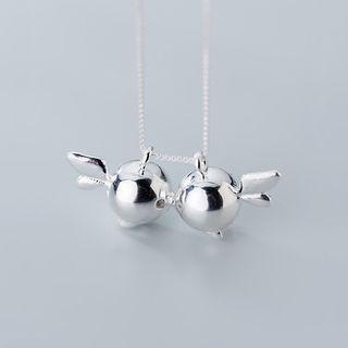 925 Sterling Silver Fish Pendant Necklace S925silver Necklace - One Size