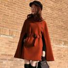 Belted Cape Coatdress
