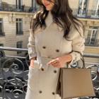 Handmade Double-breasted Woolen Coat