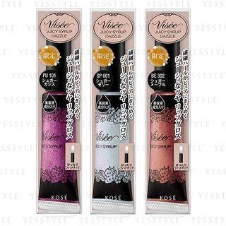 Kose - Visee Riche Juicy Syrup Dazzle Lip Gloss 9.5g - 3 Types