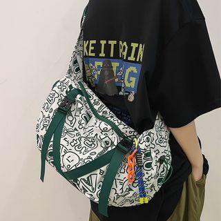 Set: Print Crossbody Bag + Charm