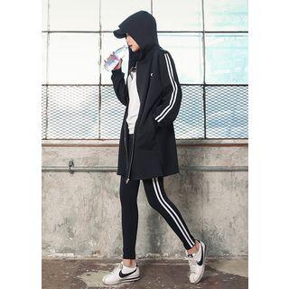 Striped Sports Hoodie