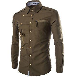 Zipped Pocket Shirt