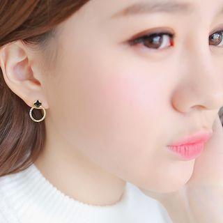 Clover Hoop Earring