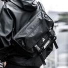 Flap Buckled Crossbody Bag Black - One Size
