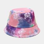 Butterfly Tie Dye Bucket Hat Butterfly - Pink & Purple - M
