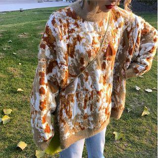 Print Loose-fit Sweater