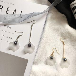 Non-matching Petal Drop Earring