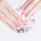 Flower Embellished Faux Nail Tips