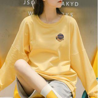 Loose-fit Cookie Print Sweatshirt