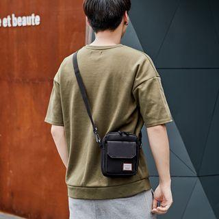 Plain Crossbody Bag Black - One Size