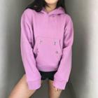 Hoop Accent Middle Pocket Hoodie