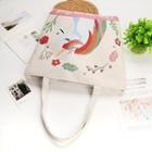 Unicorn Embroidered Tote Bag Unicorn - White - 40cm X 46cm