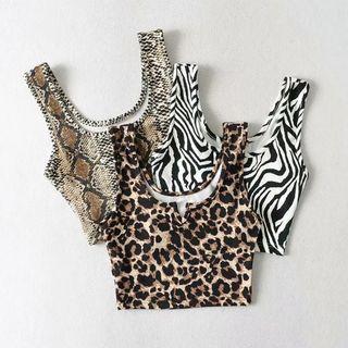 Animal Print Tank Top