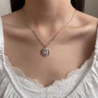 Rose Pendant Layered Necklace