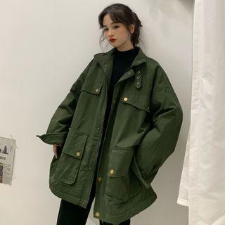 Zipped Cargo Parka