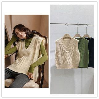 Chunky Knit Sweater Vest