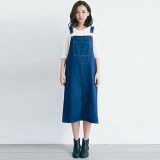 Denim Long Jumper Dress
