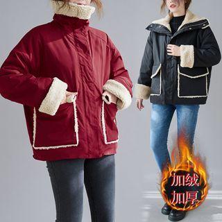 Fleece-lined Stand-collar Jacket