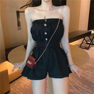 Wide-leg Tube Playsuit