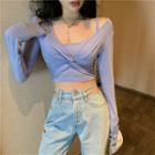Plain Camisole Top / Knit Top / Straight Fit Jeans