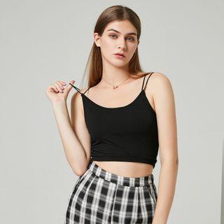 Eco-friendly Strappy Crop Camisole Top
