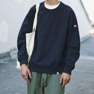 Round-neck Long-sleeve Pullover