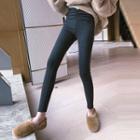 Plain Shirred Leggings