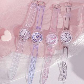 Set: Printed Strap Watch + Hand Strap
