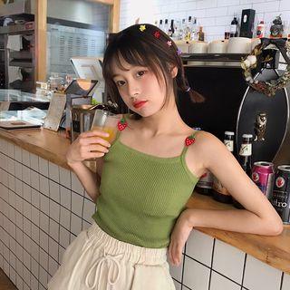 Applique Knit Camisole Top