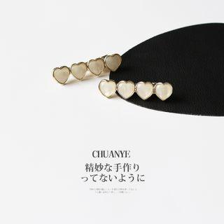 Heart Hair Clip 3 - Love Heart - One Size