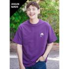 Dolphin-print T-shirt