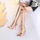 Pointy-toe Stiletto Heel Over-the-knee Boots