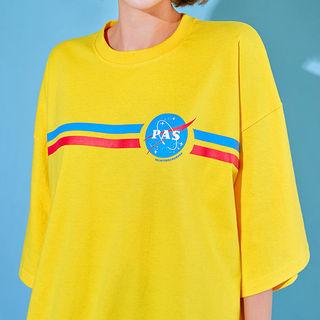 Palmtree And Soda Graphic Oversized T-shirt Vol.11