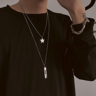 Alloy Star / Letter G Necklace / Set