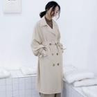 Double Breasted Trench Coat With Belt