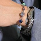 Bead Bracelet Bracelet - Multicolor - Silver - One Size