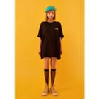 Palmtree And Soda Lettered Oversized T-shirt Vol.28 White - One Size