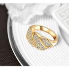 Austrian Crystal 18k Gold Plated Ring