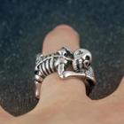 Skeleton Ring Silver - One Size