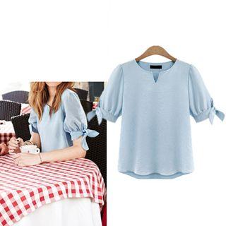 Short-sleeve Chiffon T-shirt