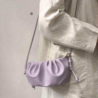Shirred Zip Crossbody Bag