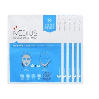 Medius - Double Effect Mask Set 5pcs (4 Types) Moisture Focus