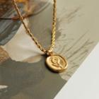 Flower Necklace 1 Pc - Gold - One Size