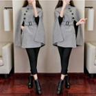 Cape-sleeve Coat