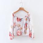 Floral Off Shoulder Blouse