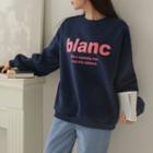 Blanc Printed Oversized Pullover